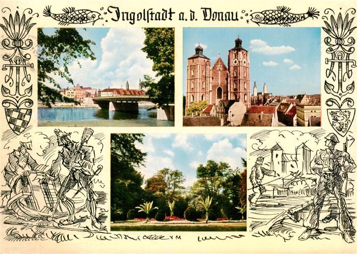 INGOLSTADT  CITY Stadtansicht Muenster Luitpoldpark