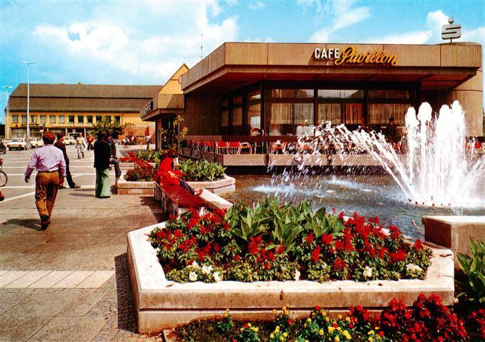 BAD KREUZNACH Bahnhofsvorplatz Cafe Pavillon