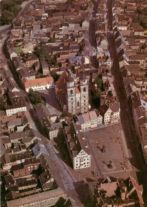 Wittenberg  Lutherstadt Fliegeraufnahme