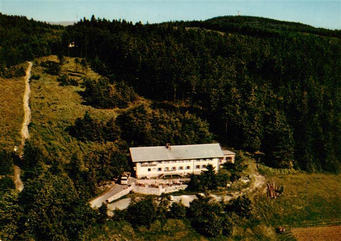 Flossenbuerg Oberpfaelzer Wald Schutzhaus Silberhuette Fliegeraufnahme