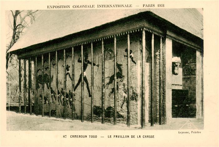Exposition Coloniale Internationale Paris 1931 Nr. 87 Cameroun Togo Le Pavillon
