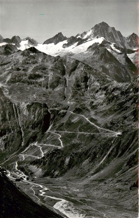 Gletscher Glacier Glaciar Grimselstrasse Finsteraarhorn