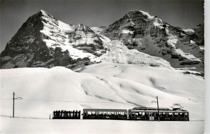 Zahnradbahn Rack Railway-- Bergbahn Wengen-Kl. Scheidegg Eiger u. Moench