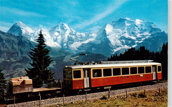 Zahnradbahn Rack Railway-- Muerrenbahn Eiger Moench Jungfrau