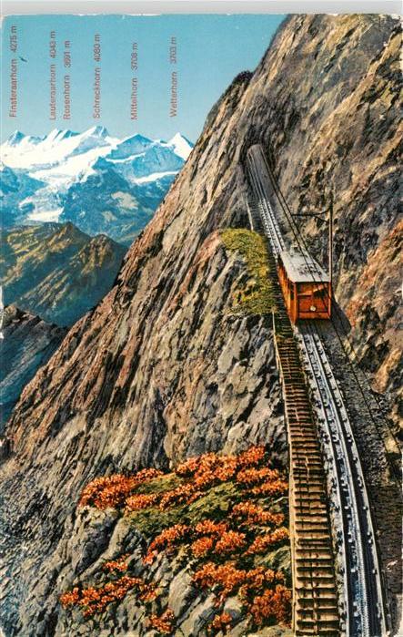 Zahnradbahn Rack Railway-- Pilatusbahn Eselwand Berneralp