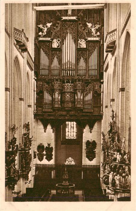 Kirchenorgel Organ Orgue Marienkirche Luebeck