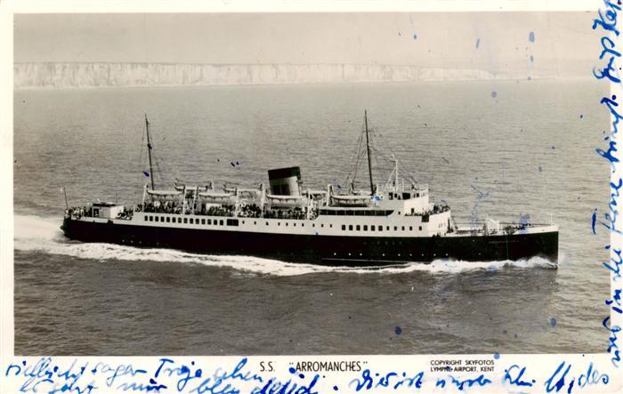 Dampfer Oceanliner S.S. Arromanches