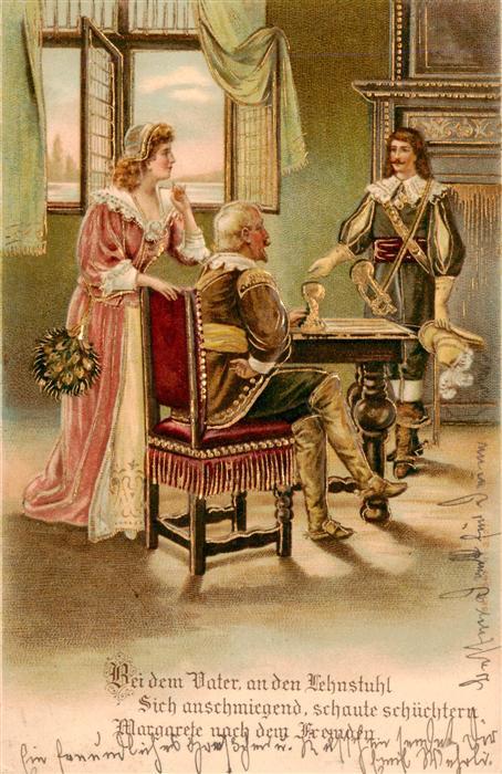 Trompeter von Saeckingen Scheffel Beim Vater an den Lehnstuhl