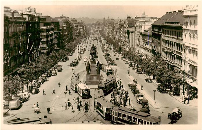 Strassenbahn Tramway-- Praha Vaclavske namesti