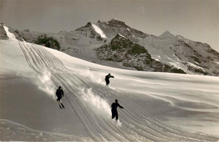 Skifahren Skiing Kleiner Scheidegg Nr 18229
