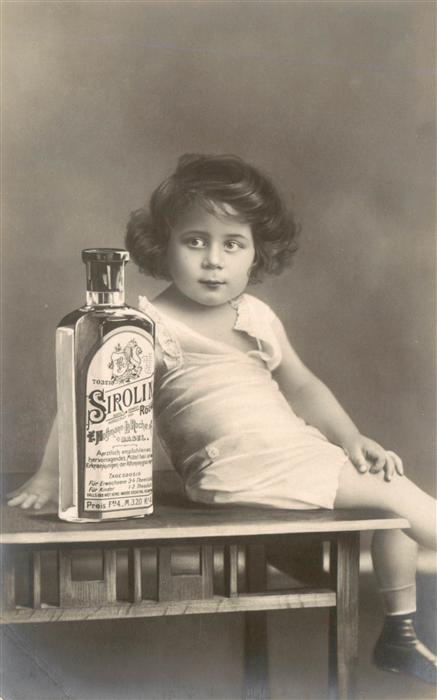 Kinder Child Enfants Sirolin Werbung