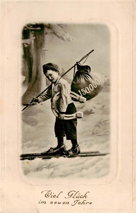Hufeisen Viel Glueck Neujahr Kins Ski