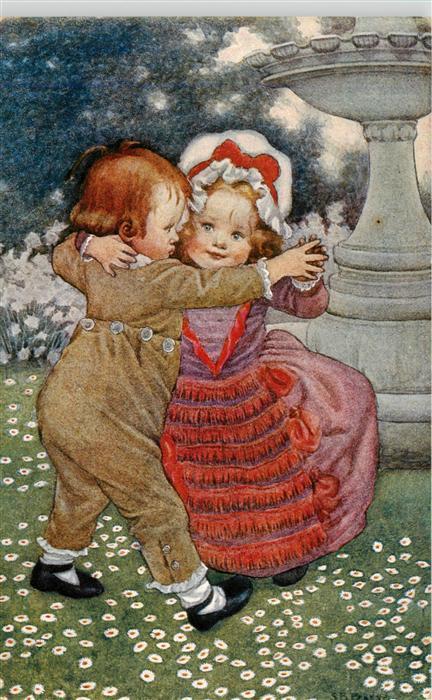 Verlag Munk M. Wien Vienne Nr. 563 Tanzende Kinder