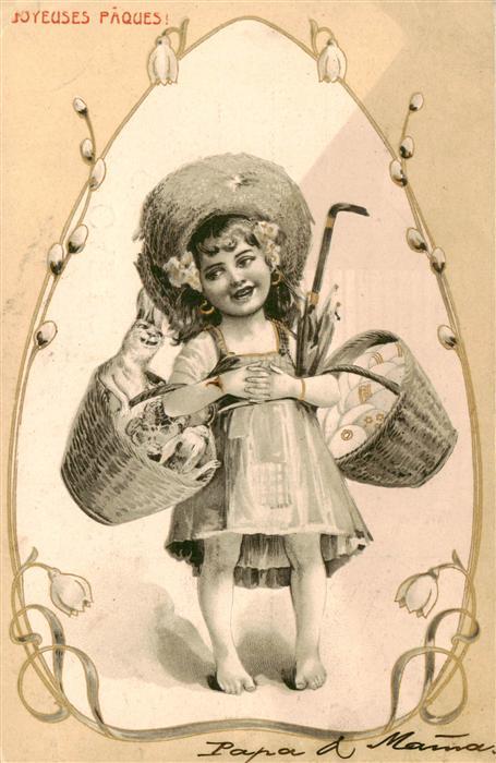 Ostern Easter Paques Pasqua Kind Hase Eier