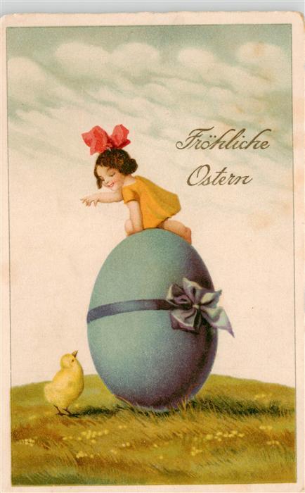 Ostern Easter Paques Pasqua BRC Nr. 7467 Kind Ei Kuecke