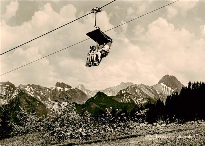 Sessellift Chairlift Telesiege Oberstdorf Schoenblick Allgaeu