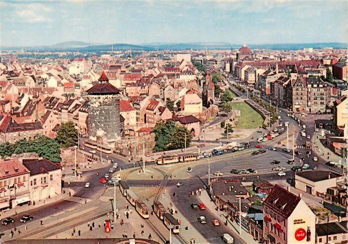 Strassenbahn Tramway-- Nuernberg Plaerrer