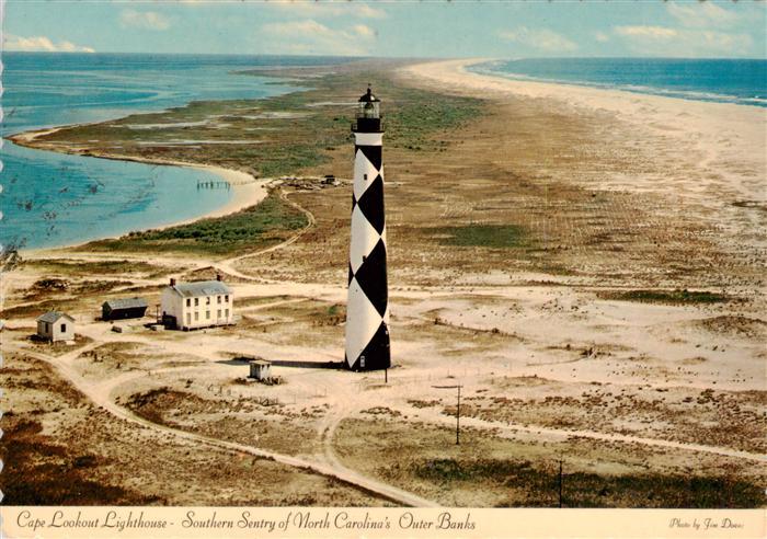 Leuchtturm Lighthouse Faro Phare Cape Lookout Lighthause Southern Sentry