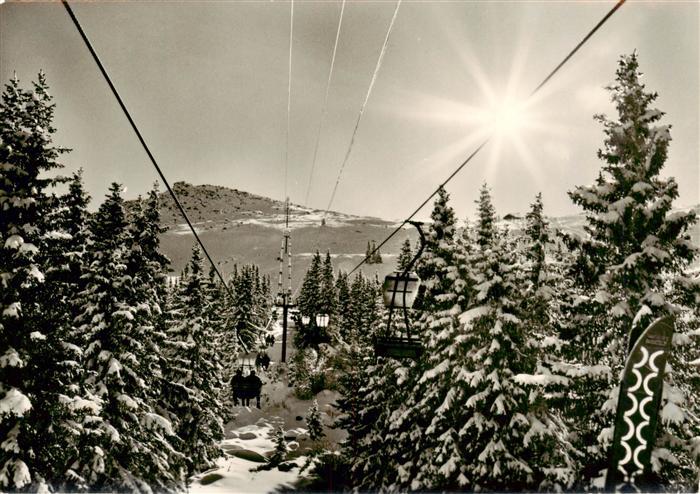 Sessellift Chairlift Telesiege Vitasa Gebirge Bulgaria