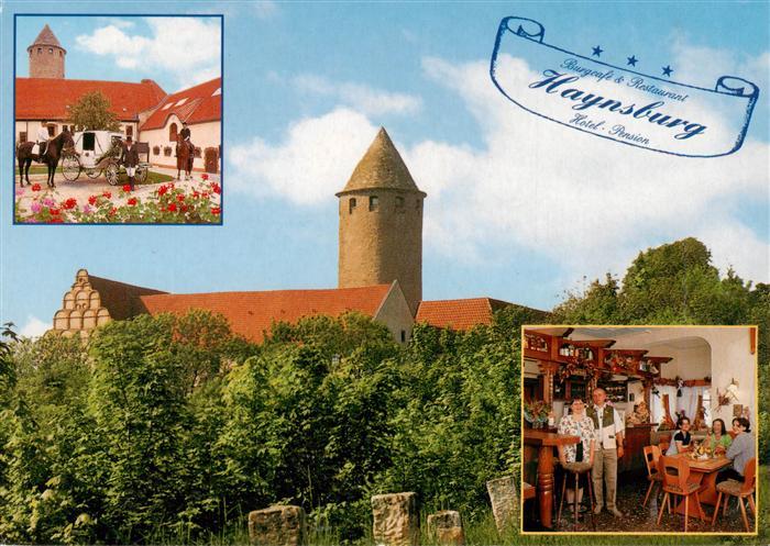 Haynsburg Burgcafe Hotel Restaurant Haynsburg Gaststube