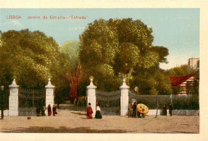 Lisboa Lisbon Lissabon PT Jardim de Estrella Entrada