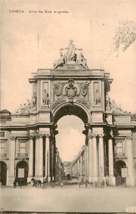Lisboa Lisbon Lissabon PT Arco da Rua Augusta