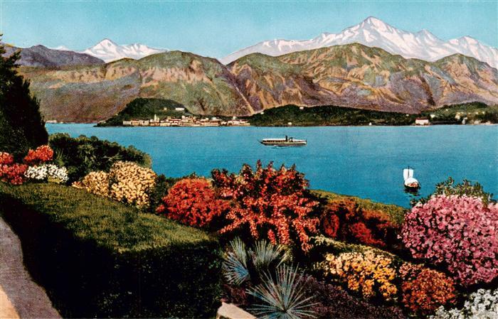 Tremezzina Bellagio dal Giardino della Villa Carlotta Lago di Como