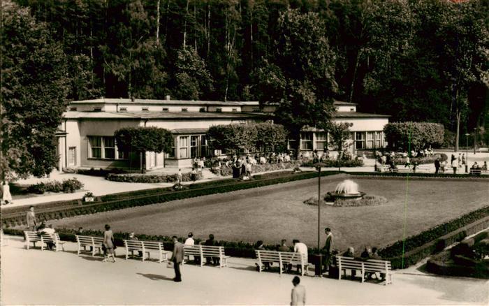 Bad Elster Badeplatz mit HO-Badecafé