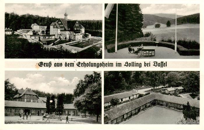 Dassel Solling Erholungsheim Landschaftspanorama