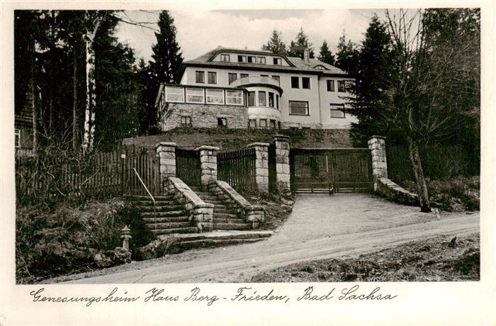 Bad Sachsa Harz Genesungsheim Haus Bergfrieden