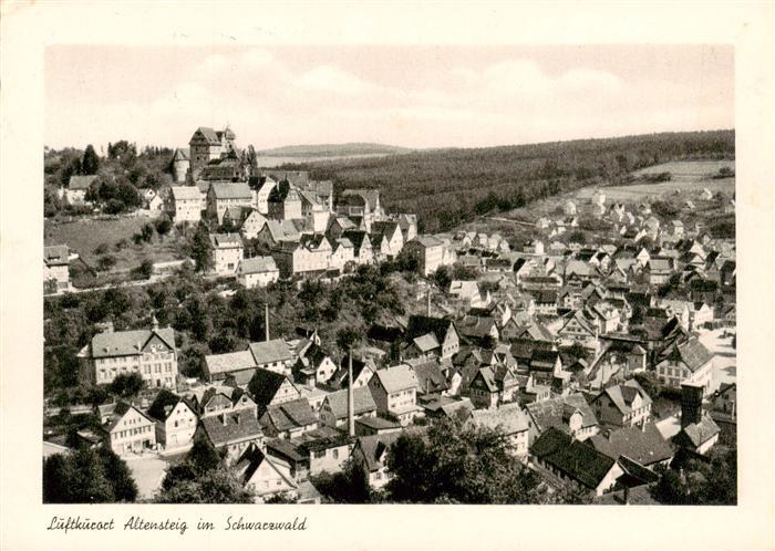 Altensteig Schwarzwald Stadtpanorama