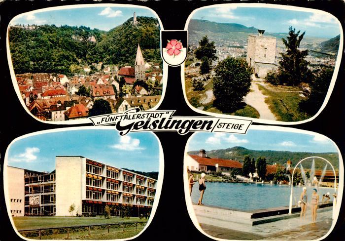Geislingen  Steige Teilansichten Freibad Fuenftaelerstadt