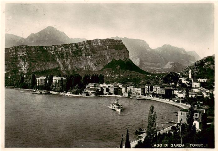 Torbole Lago di Garda IT Panorama Alpen