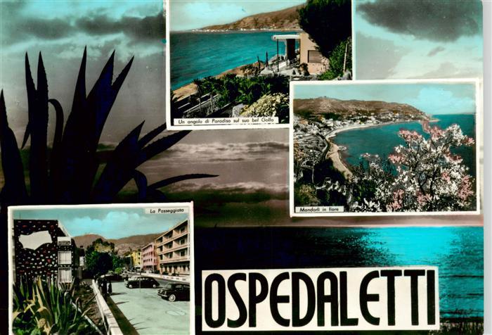 Ospedaletti Liguria IT Kuestenpanorama Passeggiata
