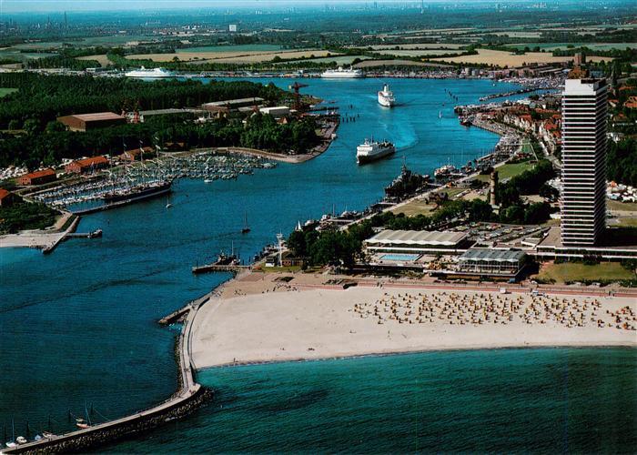 Travemuende Ostseebad Fliegeraufnahme