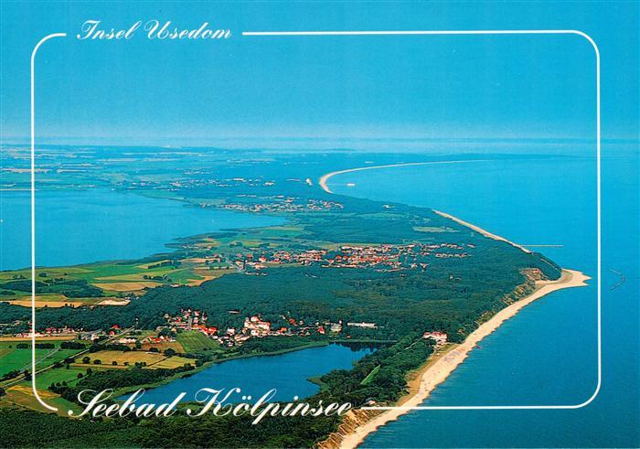 Koelpinsee Loddin Usedom Fliegeraufnahme mit Koserow und dem Streckelsberg