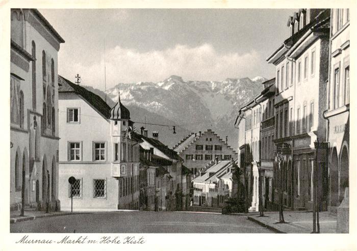 Murnau Staffelsee Markt und Hohe Kiste