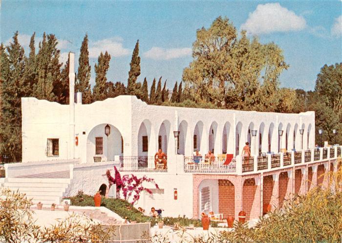 Hammamet Tunesie Hotel Miramar Pavillon et terrasse