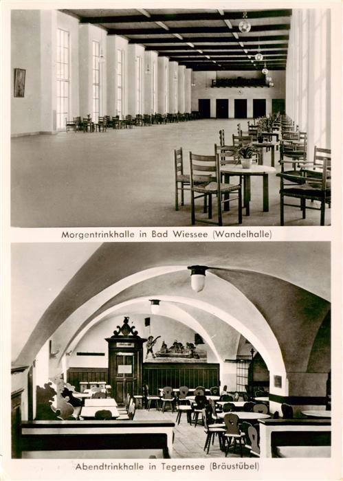 Bad Wiessee Wandelhalle Morgentrinkhalle Abendtrinkhalle Braeustuebel