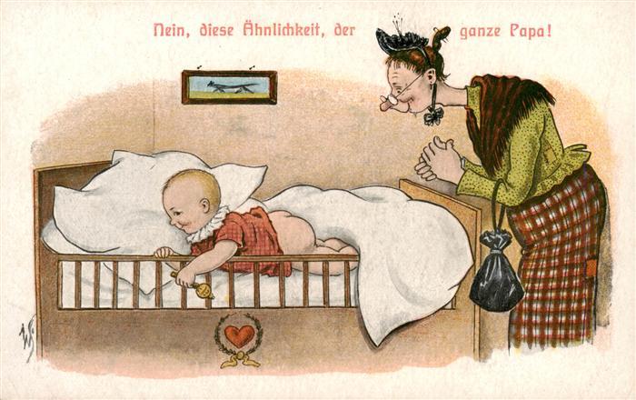 Humor Humour-- WS SB Nr. 89 Baby Frau