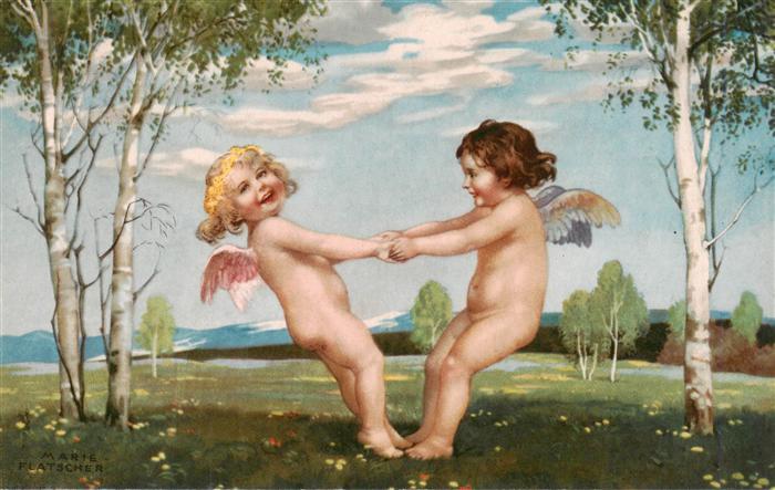 Engel Ange Angel Angelo-- Marie Flatscher Nr. 2152 Wenau Delila Tanzend
