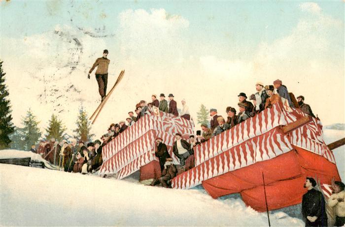 Ski-Abfahrt Skiing-- Der Sprung