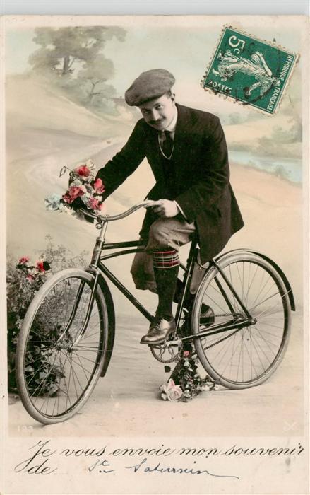 Fahrrad Bicycle Bicyclette Velo Bicicletta Bicicleta-- Mann