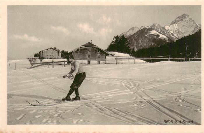 Verlag Phototypie Nr. 9696 Ski Sport