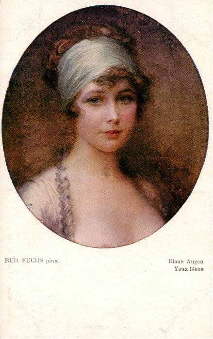 Fuchs Rud. Kuenstlerkarte Blaue Augen
