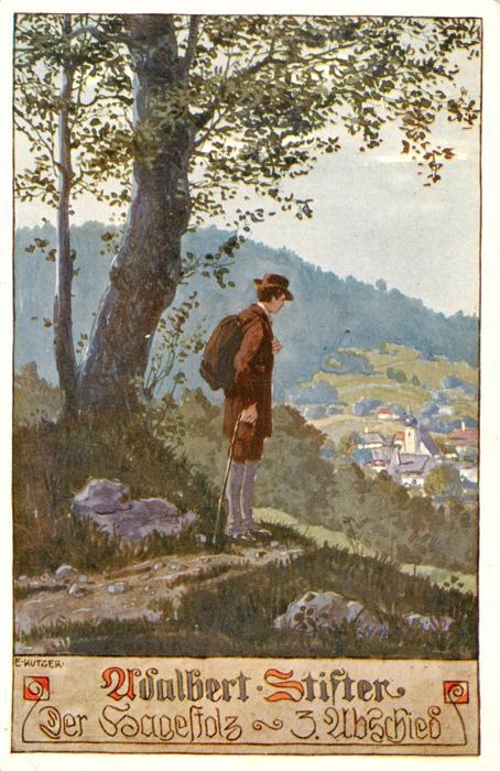 Kutzer Ernst Kuenstlerkarte Nr. 26 Der Sagestolz