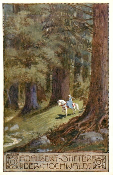 Kutzer Ernst Kuenstlerkarte Nr. 18 Der Hochwald