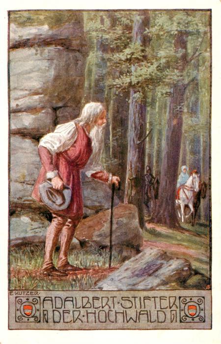 Kutzer Ernst Kuenstlerkarte Nr. 20 Der Hochwald