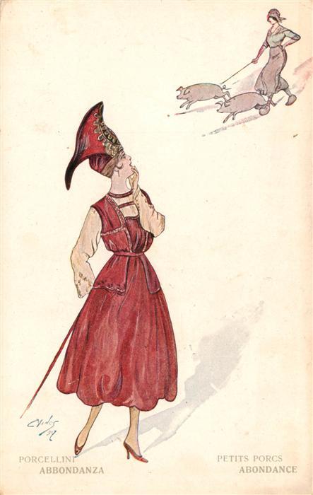 Trachten Abbondanza Schwein