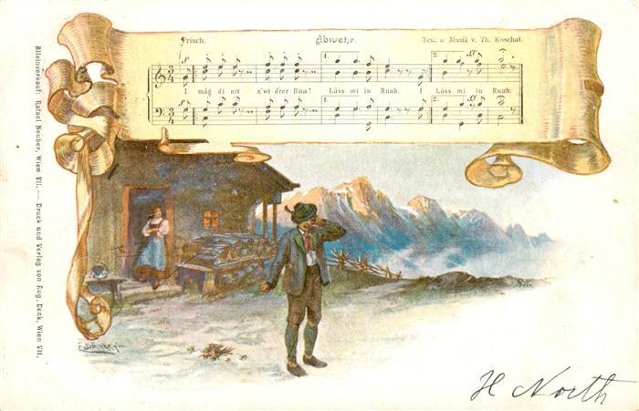 Verlag Denk Nr. Liederkarte